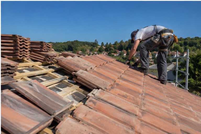 Couvreur à Blanzac-Porcheresse - chantier toiture 4